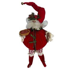 Mark Roberts Fairy Santa Elf vintage christmas retired apple cinnamon pie chef
